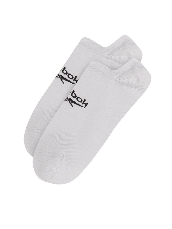 Reebok Комплект 3 чифта къси чорапи унисекс Reebok CL FO Invisible Sock GG6678 Бял