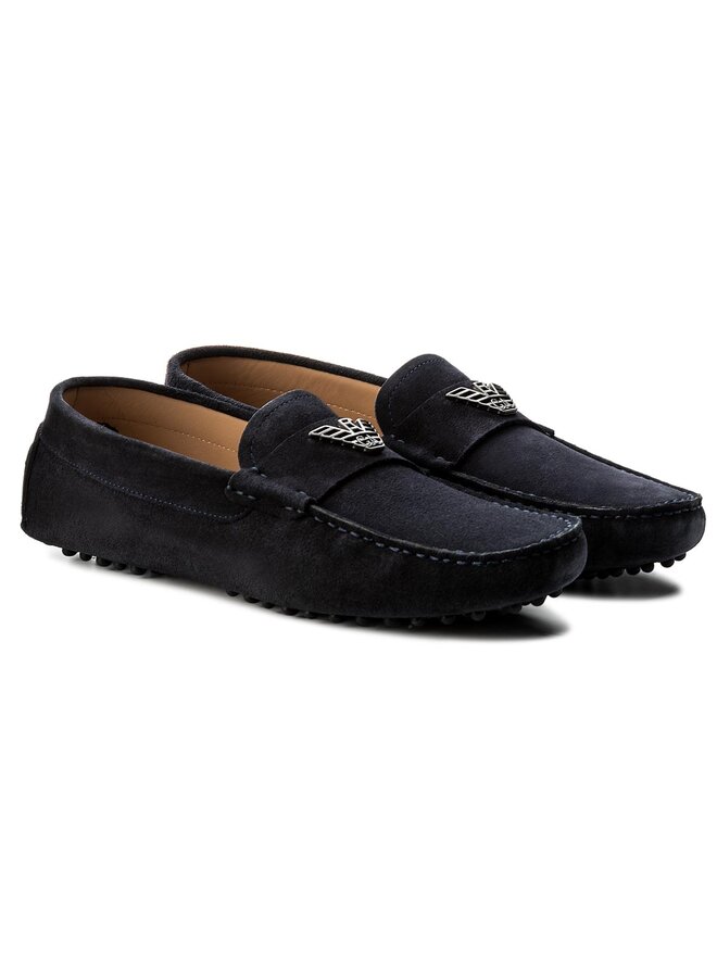Mocassins Emporio Armani X4B119 XF053 00006 Bleu marine chaussures