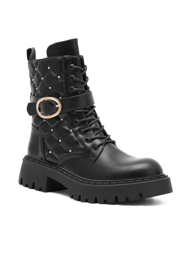 DeeZee Schnürstiefeletten DeeZee ISABEL WS6210-15 Schwarz