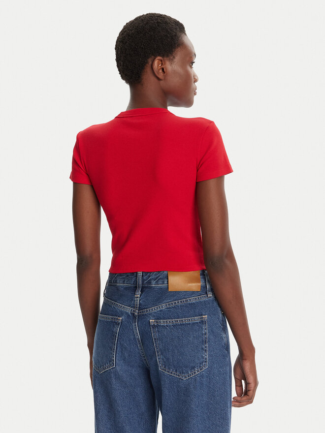 HUGO HUGO T-Shirt Baby 50510749 Rot Slim Fit