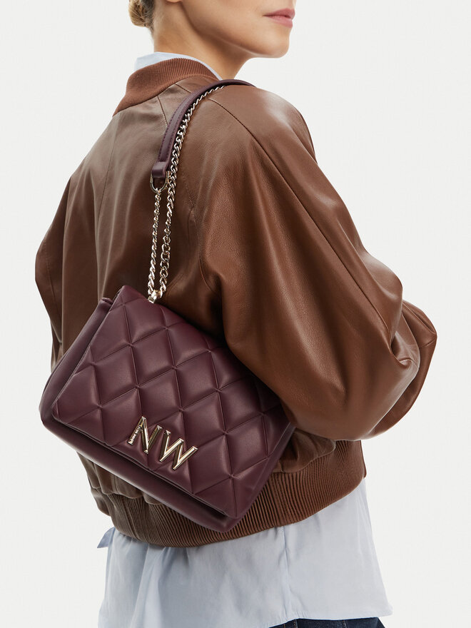 Nine West Handtasche Nine West CEO-CHARLOTTE-I-S22558 Dunkelrot