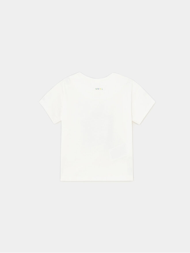 Mayoral Mayoral Camiseta 1021 Écru Regular Fit