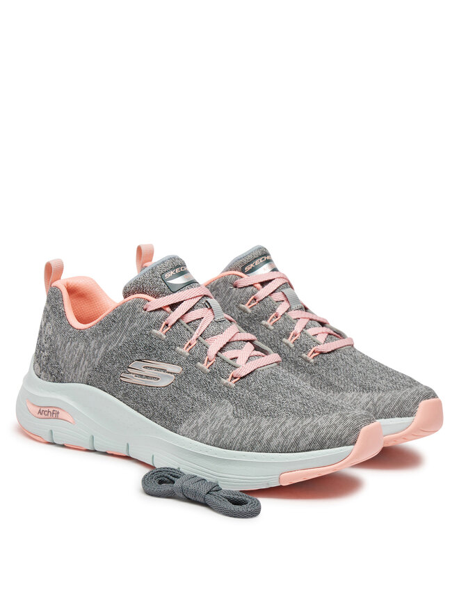 Skechers Сникърси Skechers 149414/GYPK Сив
