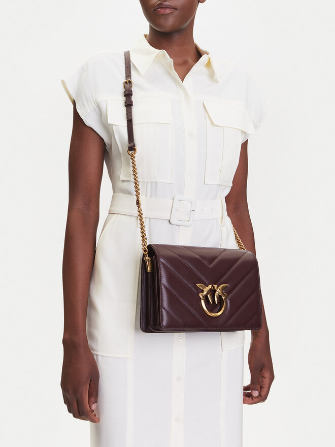 PINKO Handtasche PINKO Love Click Classic PE 25 PLTT 100063 A136 Violett