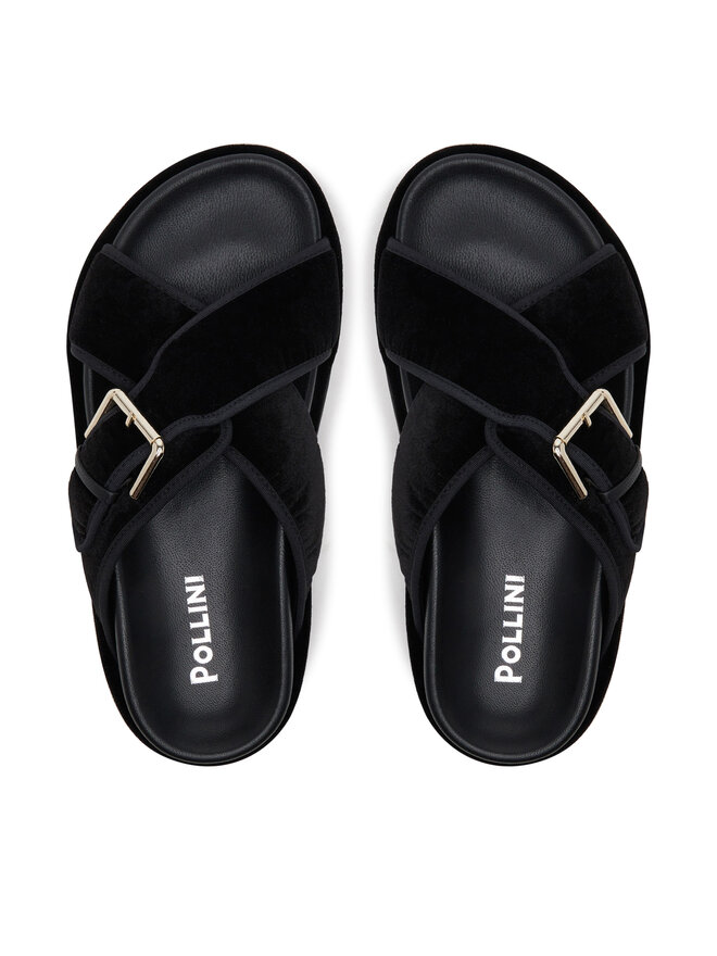 Pollini Şlapi Pollini SA28094G1MTP0000 Negru