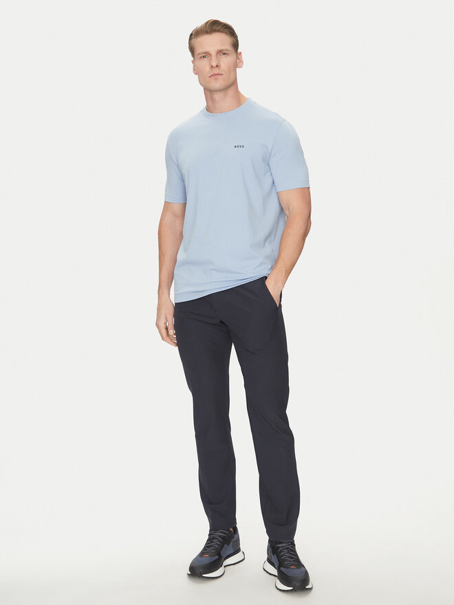 BOSS BOSS Camiseta 50506373 Celeste Regular Fit