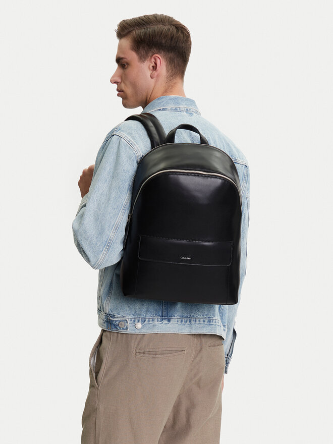 Calvin Klein Rucksack Calvin Klein Ck Sleek 2G Round Bp K50K512913 Schwarz