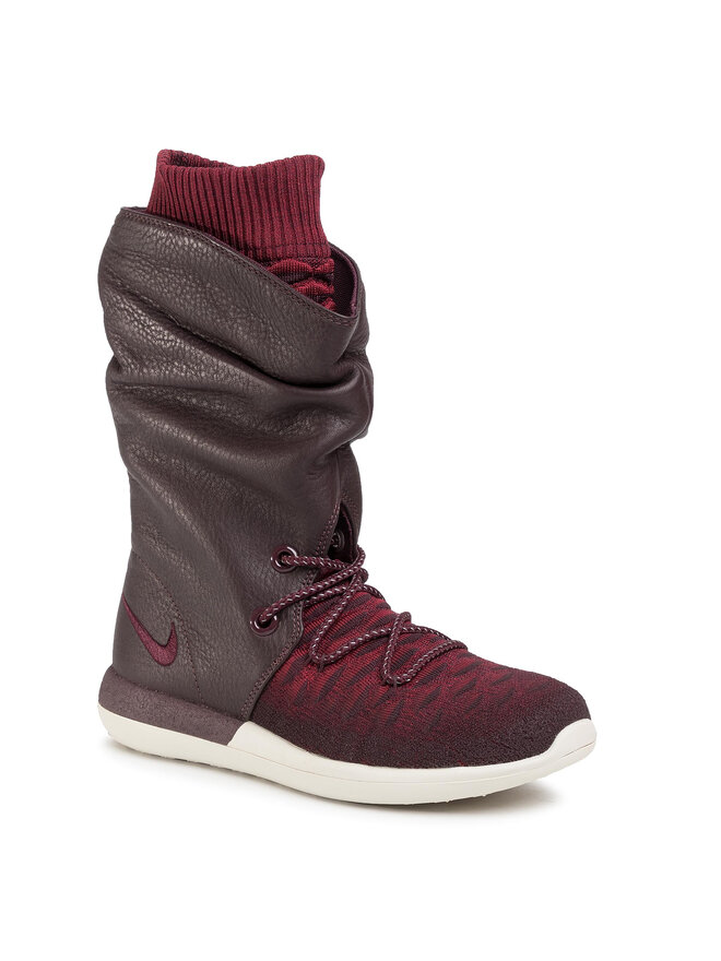 Nike Sneakers Nike Roshe Two Hi Flyknit 861708 600 Dunkelrot