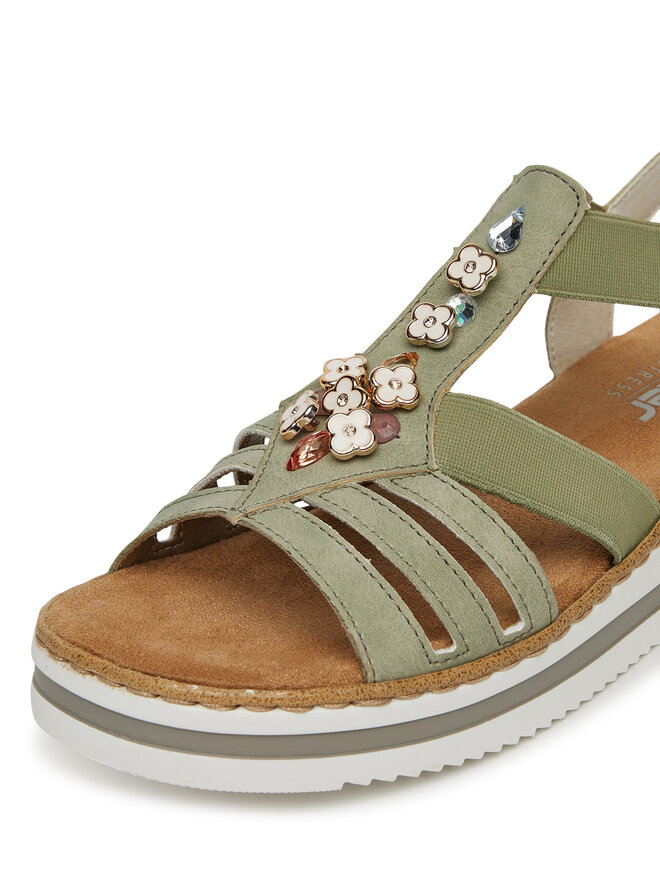 Rieker Sandalen Rieker V0245-52 Grün