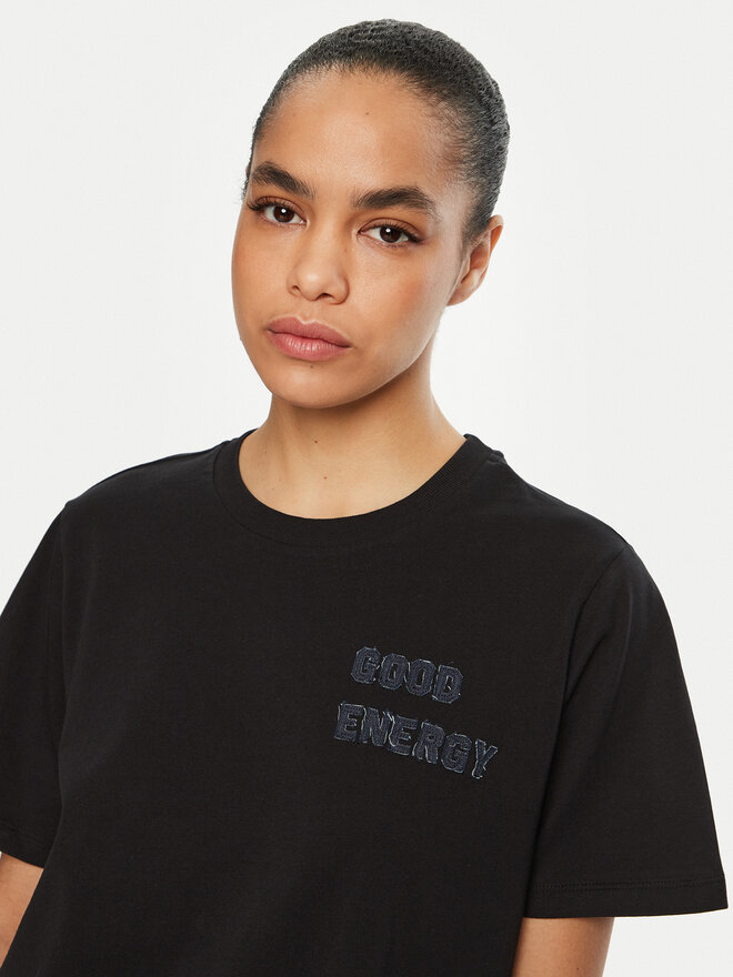 Vero Moda Vero Moda T-Shirt Halle 10321318 Μαύρο Loose Fit