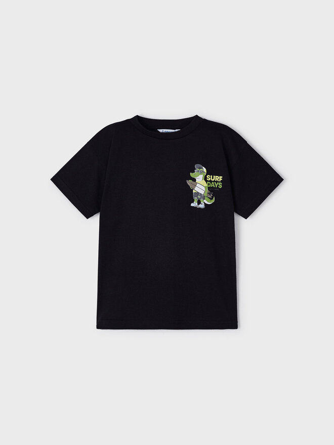 Mayoral Mayoral T-Shirt 3015 Μαύρο Regular Fit