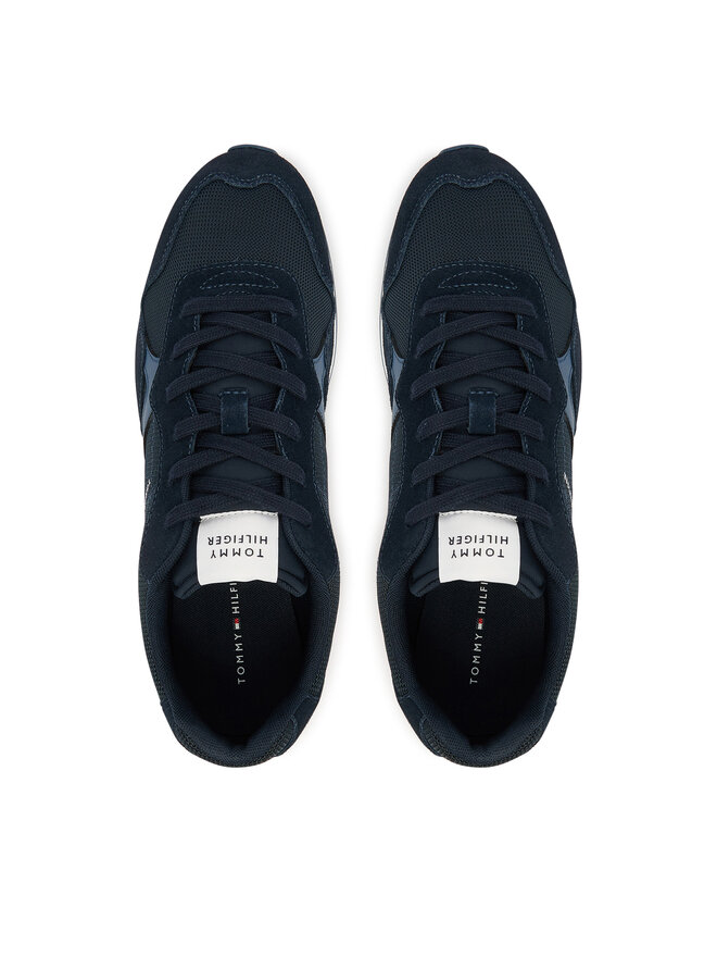 Tommy Hilfiger Сникърси Tommy Hilfiger Runner Icon Mix FM0FM05679 Тъмносин