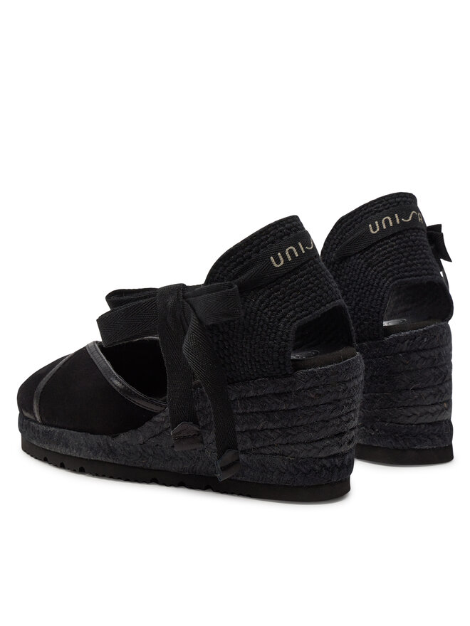 Alpargatas Negras Mujer Alpagatas Unisa Calp Nego