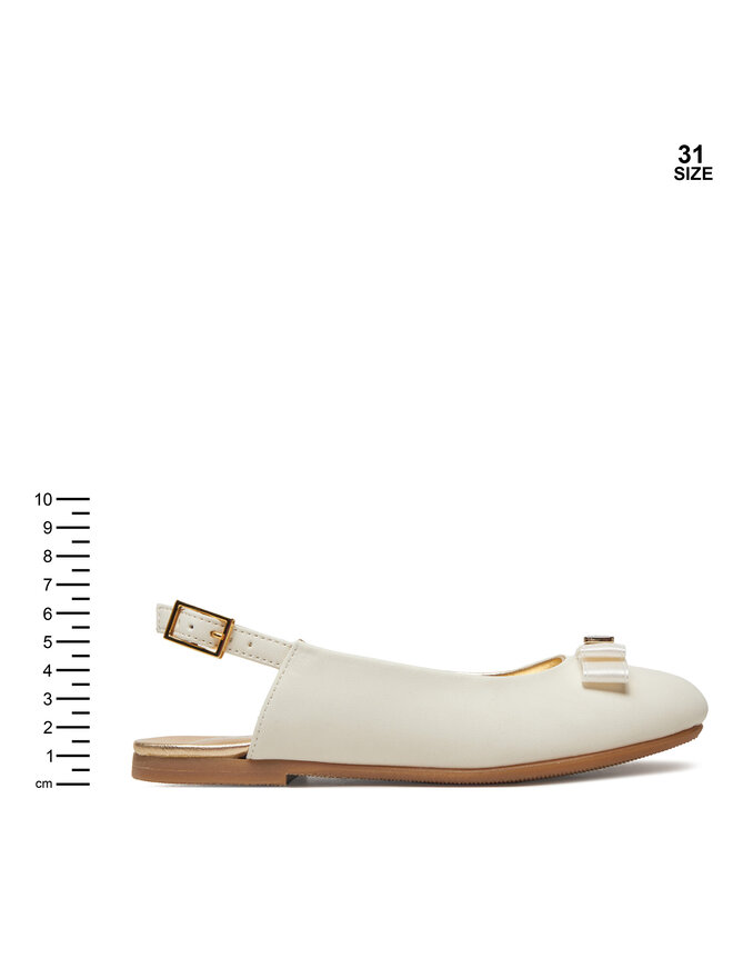 Tommy Hilfiger Sandále Tommy Hilfiger Ballerina Chanel T4A3-33929-0206 M Écru