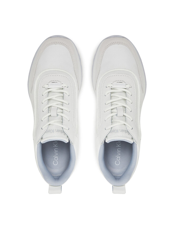 Calvin Klein Sneakers Calvin Klein Runner Lace Up Mesh Mix HW0HW02487 Alb