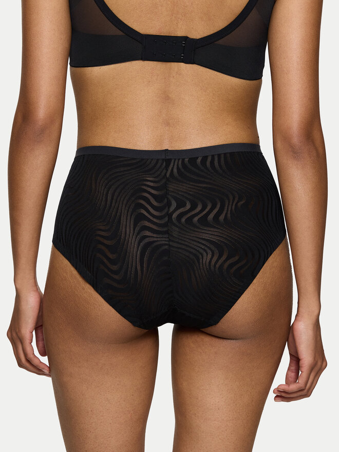 Triumph Triumph Klasszikus magas derekú alsó Shape Smart Ellipse 10222289 Fekete