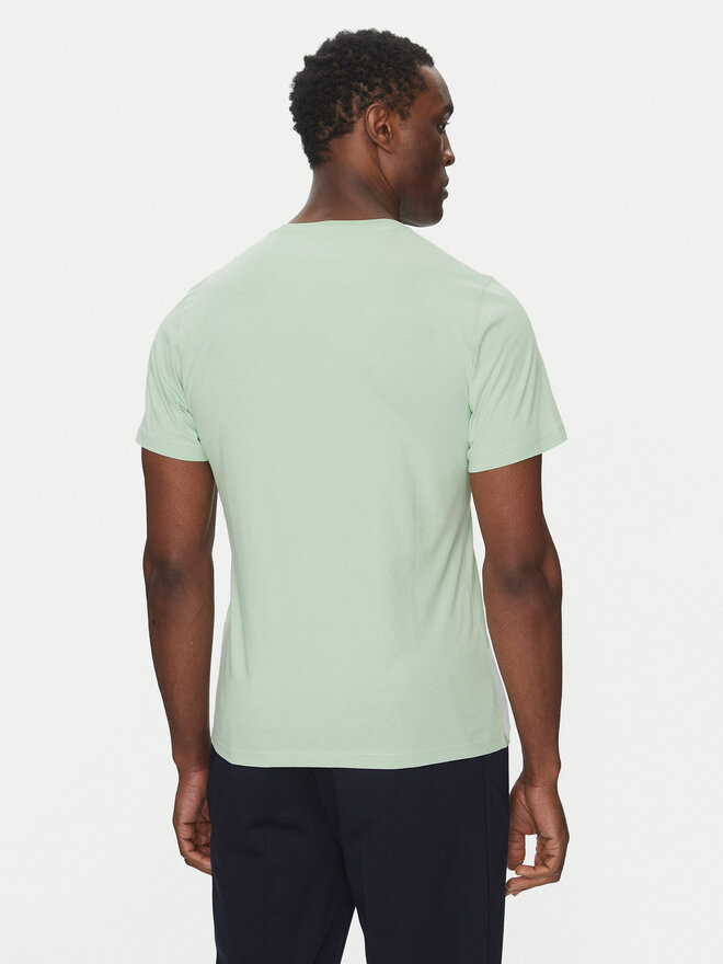 Barbour Barbour Marškinėliai Essential Sports MTS0331GN45 Žalia Tailored Fit