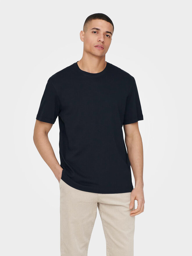 Only & Sons Only & Sons T-Shirt 22025208 Dunkelblau Regular Fit