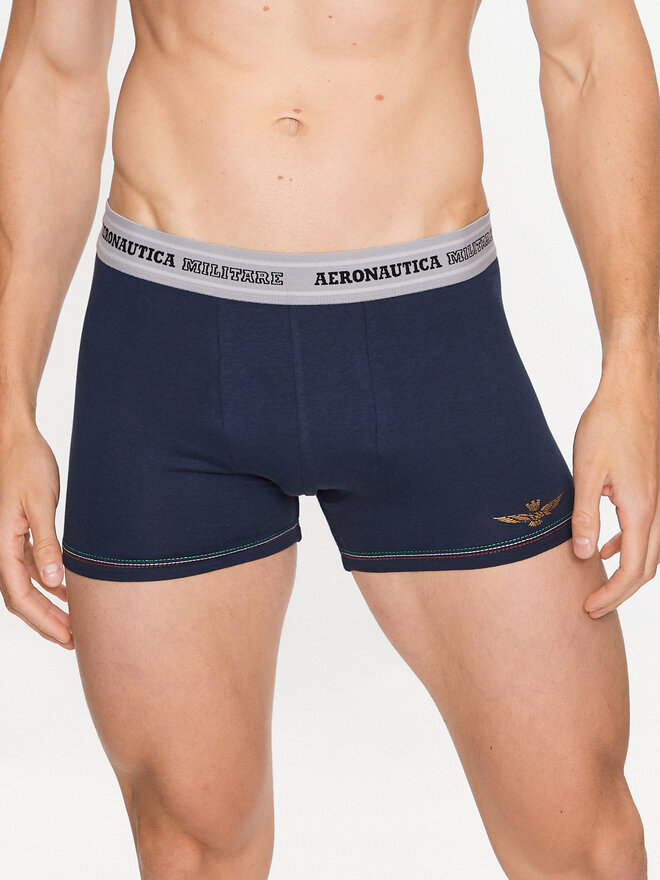 Aeronautica Militare Aeronautica Militare 2er-Set Boxershorts AM1UBX004 Dunkelblau
