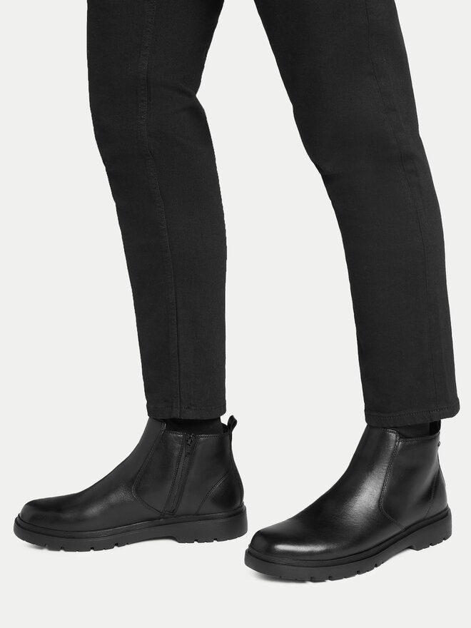 Geox Schnürschuhe Geox U Spherica Ec1 B Abx U46HNC 00043 C9999 Schwarz