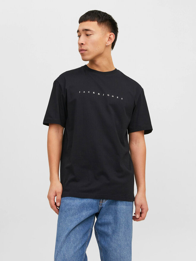 Jack&Jones Jack&Jones Marškinėliai Star 12234746 Juoda Relaxed Fit