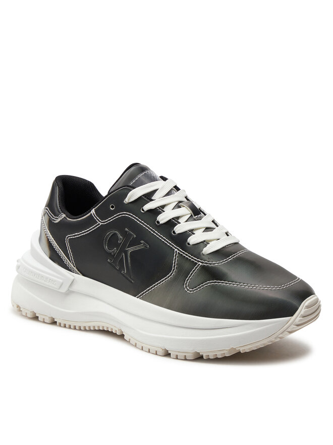 Calvin Klein Jeans Сникърси Calvin Klein Jeans Chunky Runner Low V Mg Dc YW0YW01424 Сив