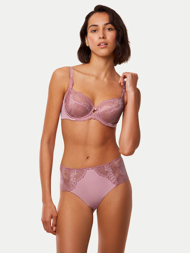 Triumph Triumph Klasične gaćice s visokim strukom Wild Peony Florale 10209626 Ružičasta