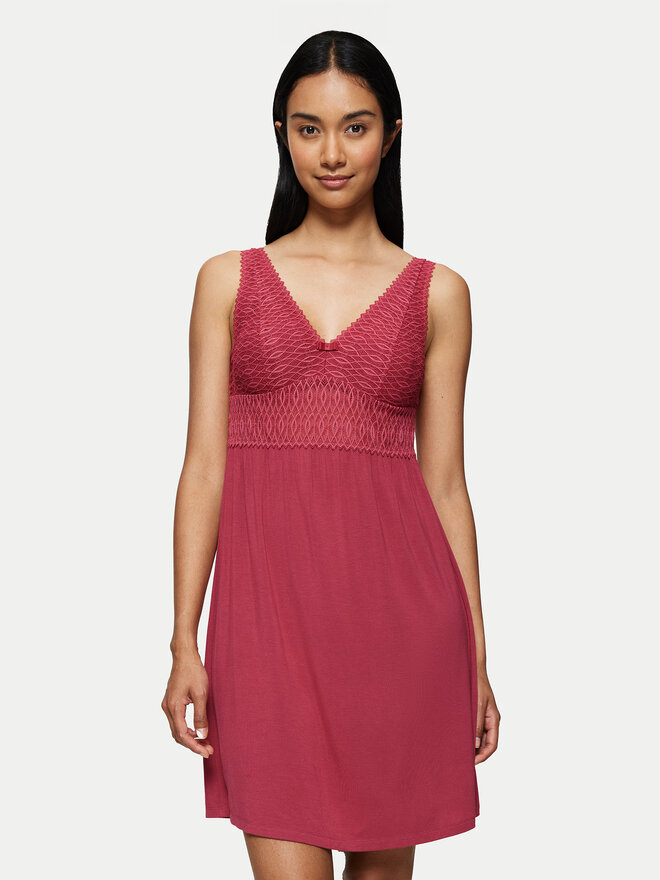 Triumph Triumph Naktiniai marškiniai Aura Spotlight 10218288 Raudona Regular Fit