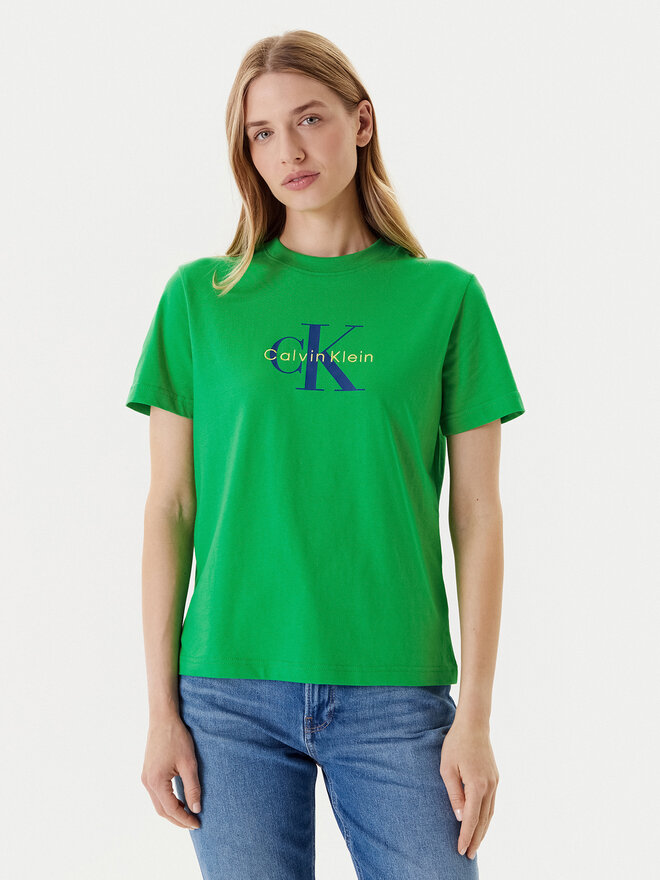 Calvin Klein Jeans Calvin Klein Jeans Футболка Hero Classic LV047B865G Зелений Regular Fit