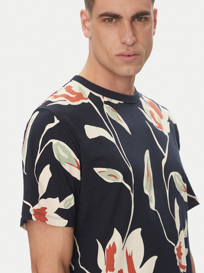 Jack&Jones Jack&Jones Marškinėliai Palermo 12279351 Tamsiai mėlyna Regular Fit