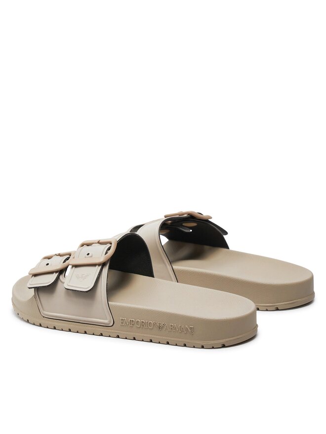 Emporio Armani Şlapi Emporio Armani XVPS09 XN998 D417 Bej