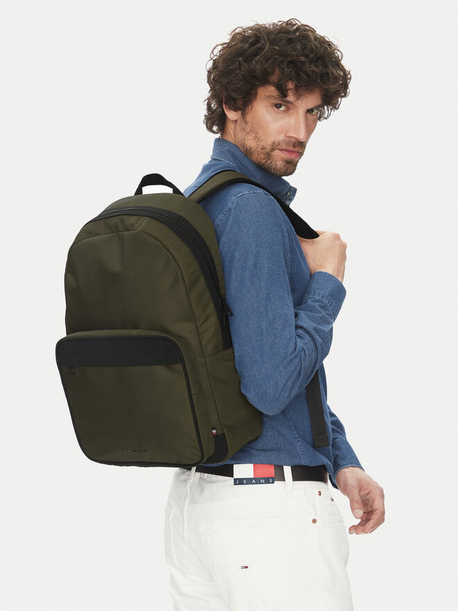 Tommy Hilfiger Hátizsák Tommy Hilfiger Th Repreve Backpack AM0AM13184 Zöld