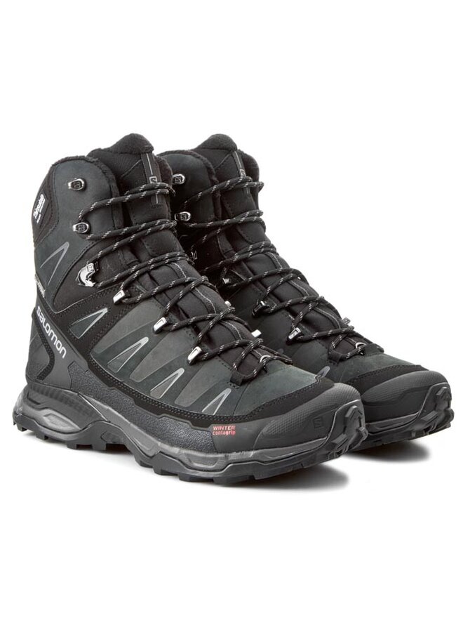 Trekkingi Salomon X Ultra Winter Cs Wp 376635 Czarny | eobuwie.com.pl