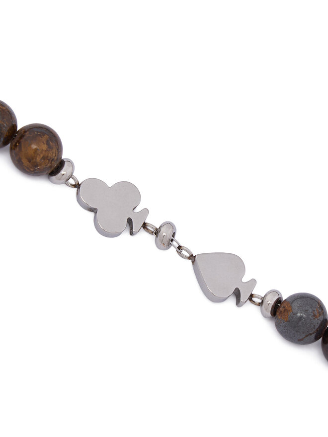 HUGO Halskette HUGO E-BEADS5-NEC 50566265 Braun