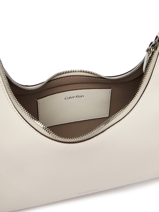 Calvin Klein Handtasche Calvin Klein Foil Logo Conv Shou?Lder Bag LV04F3272G Weiß