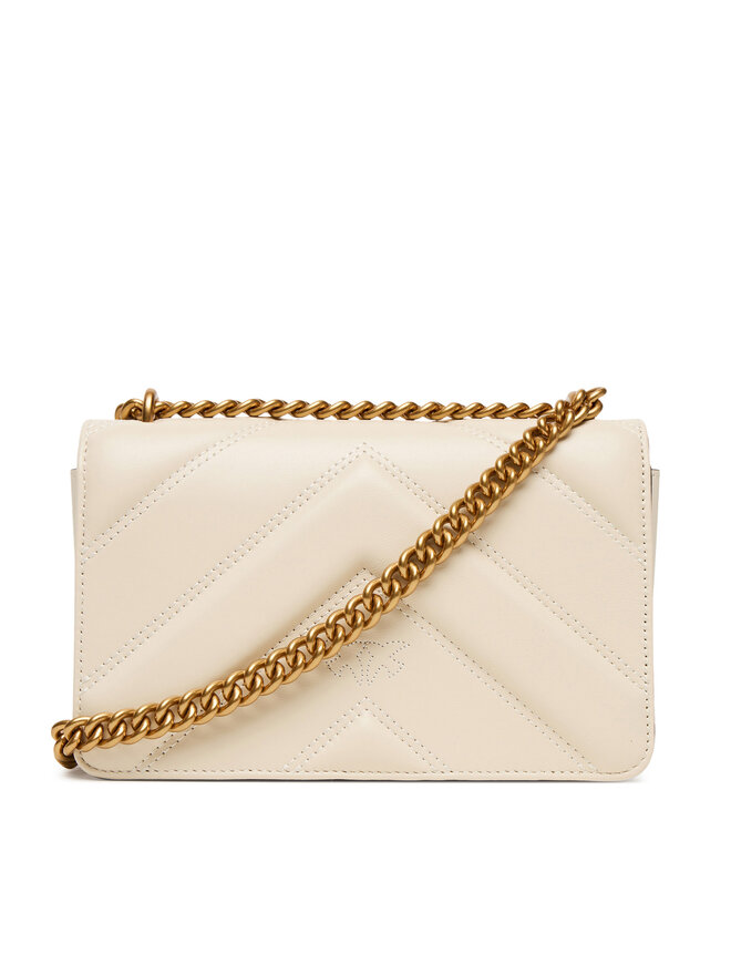 PINKO Handtasche PINKO Love One Mini Light Dc. Al 25-26 PLTT 104550 A2OS Écru