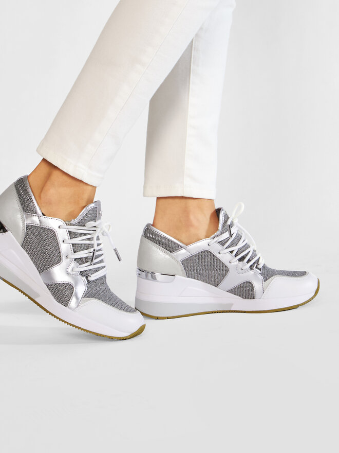 Zapatillas MICHAEL Michael Kors Liv Trainer 43S1LVFS6D Plata zapatos.es