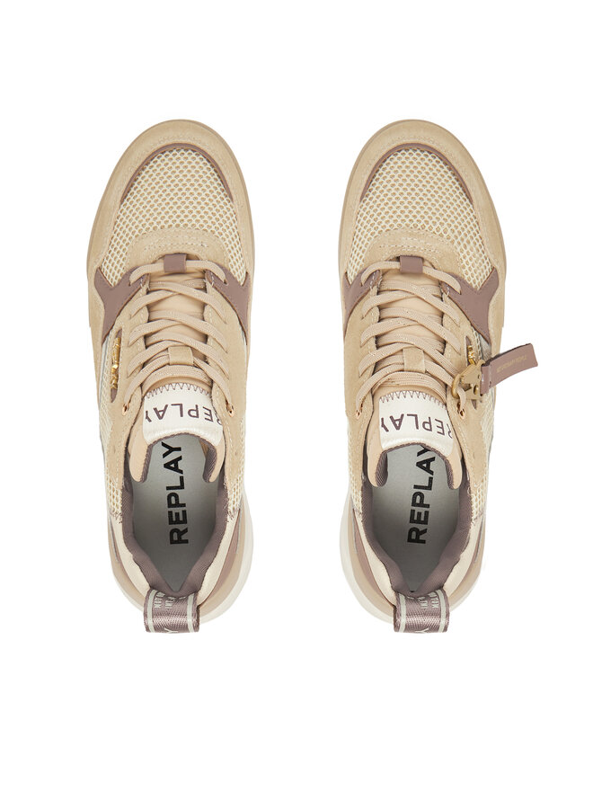 REPLAY Sneakersy REPLAY Field W Double 2 GWS9H .000.C0009L Beżowy