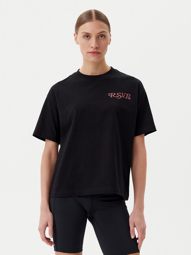 Fila Fila T-Shirt Leffinge FAW1029 Schwarz Loose Fit