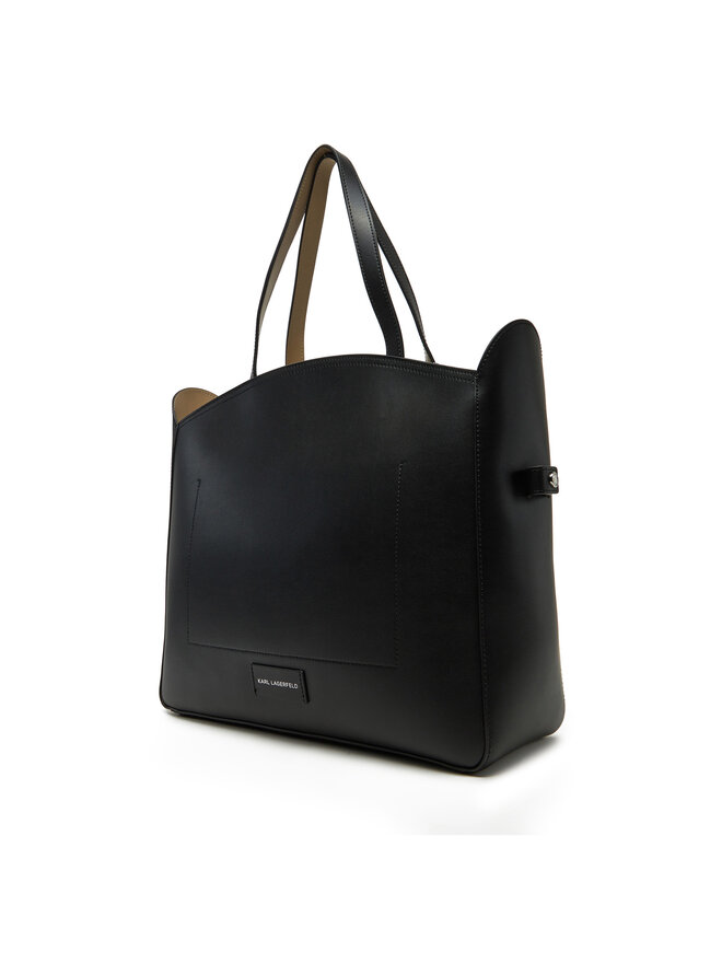 KARL LAGERFELD Ročna torba KARL LAGERFELD A1W30216 Črna