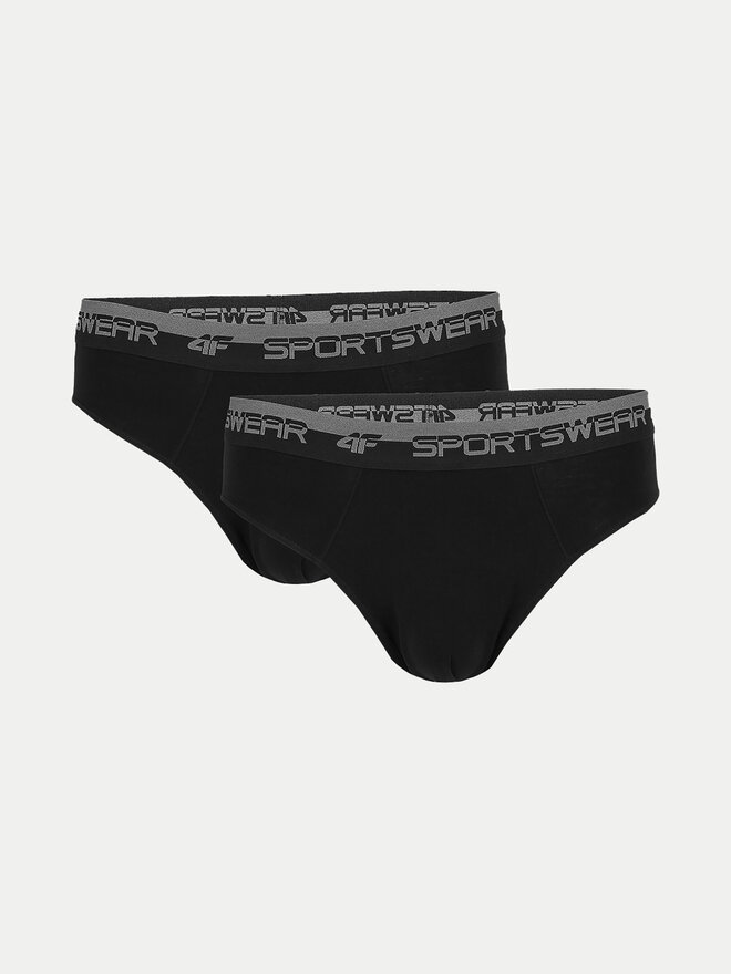 4F 4F 2er-Set Slips 4FWSS24UPTSM015 Schwarz