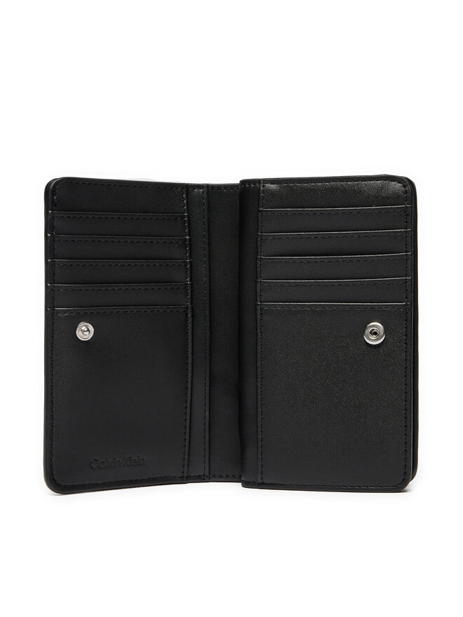 Calvin Klein Portafoglio grande da donna Calvin Klein Ck Daily Medium Bifold_Pbl K60K613075 Nero