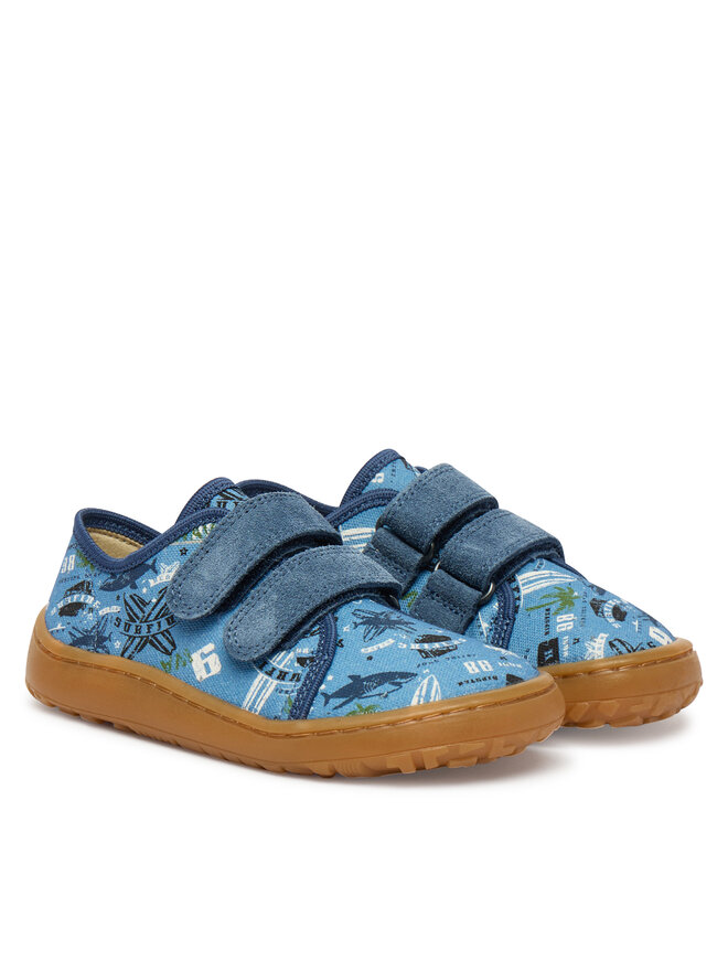 Froddo Hausschuhe Froddo Barefoot Canvas G1700440-6 S Blau