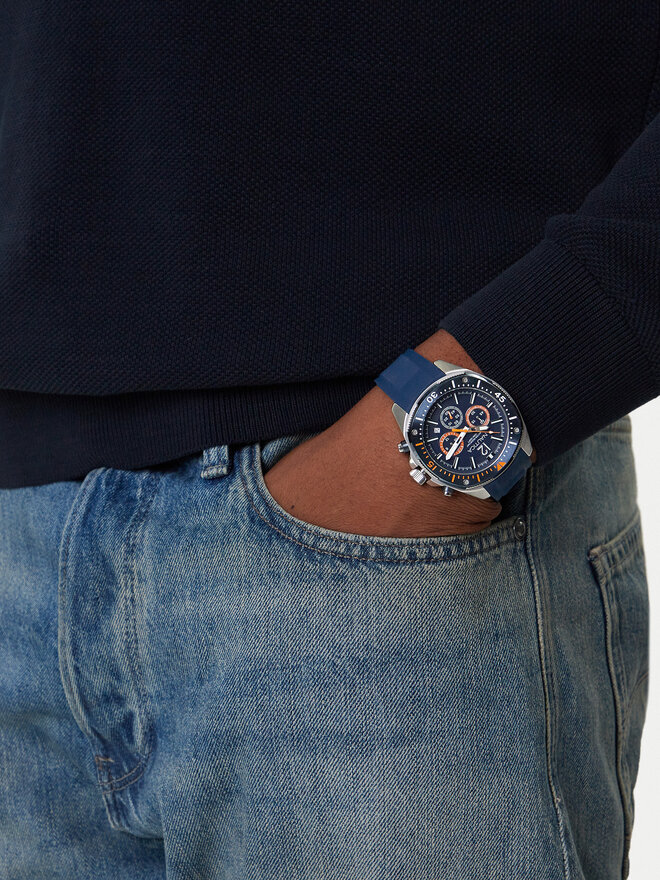 Nautica Hodinky Nautica Sporty SET NAPBSS504 Strieborná