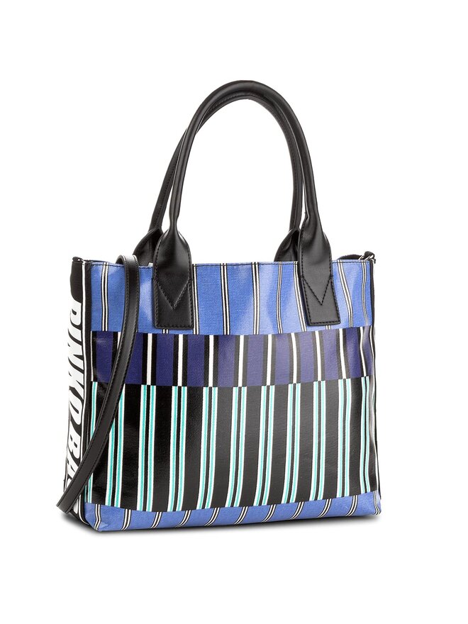 PINKO Handtasche Pinko Bavosa Shopping Piccola PE 18 PLT01 1H20DX Y4CV Dunkelblau