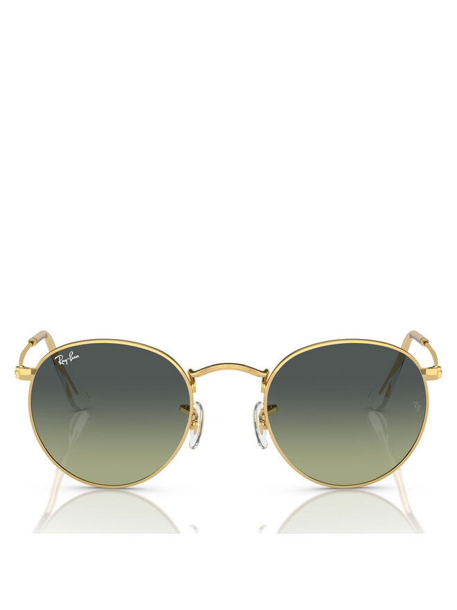 Ray-Ban Okulary przeciwsłoneczne Ray-Ban Round Metal 0RB3447 001/BH Złoty