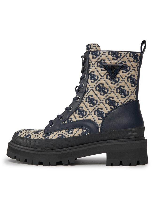 Guess Schnürstiefeletten Guess Bada FL7BDA FAL10 Dunkelblau