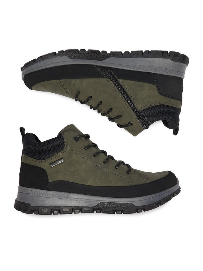 Trzewiki Rieker CEO-35508-54 Zielony | eobuwie.com.pl