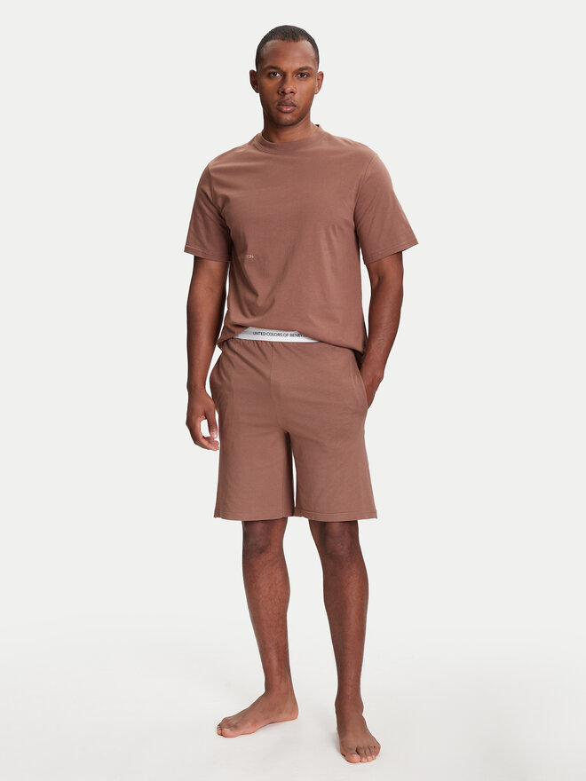 United Colors Of Benetton United Colors Of Benetton Shorts de pijama 30964900D Beis Regular Fit