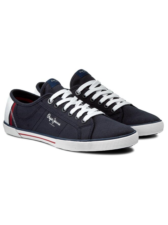 Zapatillas de tenis Pepe Jeans Aberman Print PMS30354 Azul marino zapatos.es